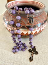 Load image into Gallery viewer, Lavender Chalcedony in Copper