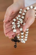 Load image into Gallery viewer, Mother Of Pearl Silver Copper Rosary