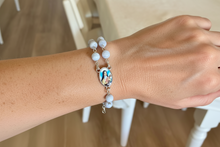 Load image into Gallery viewer, Blue Angel Stone Open Bracelet