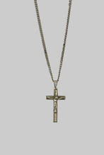 Load image into Gallery viewer, Crucifix Necklace Wood Grain