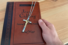 Load image into Gallery viewer, Large Two Tone Crucifix