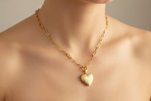 Load image into Gallery viewer, Heart Locket On Paperclip