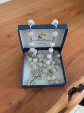 Load image into Gallery viewer, White Jade Rosary