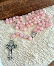 Load image into Gallery viewer, Rose Quartz St. Agatha Breast Cancer