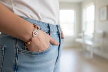 Load image into Gallery viewer, Banded Agate Open Bracelet