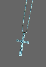 Load image into Gallery viewer, Two Tone Crucifix