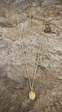 Load image into Gallery viewer, Blessed Mother Oval Necklace